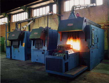 خطوط عمليات حرارتي با كوره هاي كربورايزينگ گازي